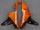 Billige Honda CBR600RR Motorrad Verkleidung 2007-2008 - Glanzendes Schwarz Orange Flamme