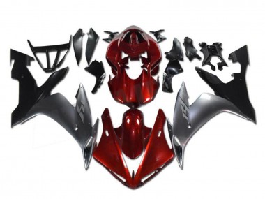 Billige Yamaha YZF R1 Motorrad Verkleidung 2002-2003 - Rot Silber Schwarz