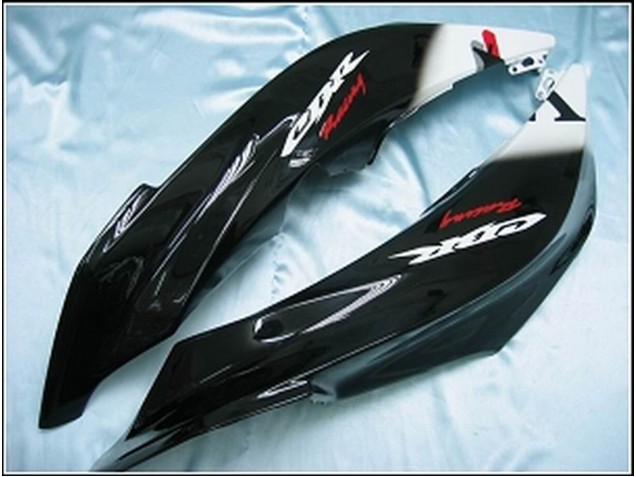 Billige Honda CBR600RR Motorrad Verkleidung 2007-2008 - Glanzendes Schwarz Weiss West