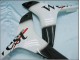 Billige Honda CBR600RR Motorrad Verkleidung 2007-2008 - Glanzendes Schwarz Weiss West