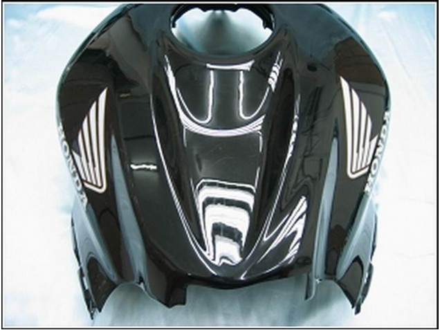 Billige Honda CBR600RR Motorrad Verkleidung 2007-2008 - Glanzendes Schwarz Weiss West