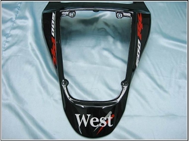 Billige Honda CBR600RR Motorrad Verkleidung 2007-2008 - Glanzendes Schwarz Weiss West