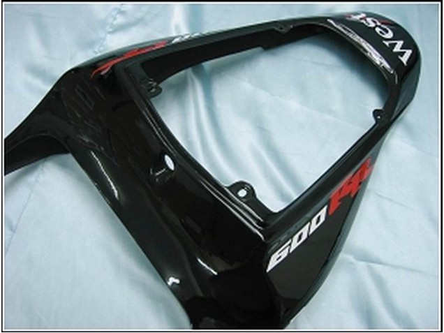 Billige Honda CBR600RR Motorrad Verkleidung 2007-2008 - Glanzendes Schwarz Weiss West