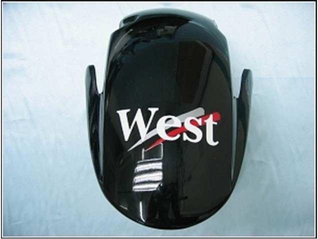 Billige Honda CBR600RR Motorrad Verkleidung 2007-2008 - Glanzendes Schwarz Weiss West
