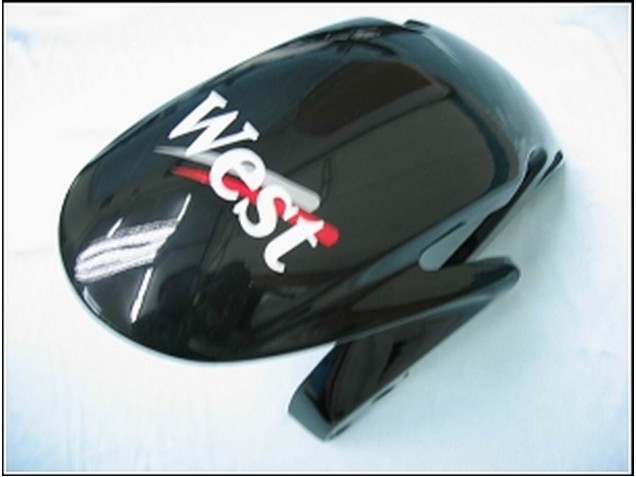 Billige Honda CBR600RR Motorrad Verkleidung 2007-2008 - Glanzendes Schwarz Weiss West