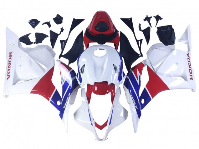 Billige Honda CBR600RR Motorrad Verkleidung 2009-2012 - Weiss Rot Blau