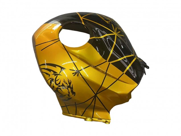 Billige Honda CBR600RR Motorrad Verkleidung 2009-2012 - Gold Glanzendes Schwarz