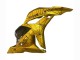 Billige Honda CBR600RR Motorrad Verkleidung 2009-2012 - Gold Glanzendes Schwarz
