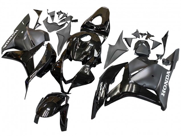 Billige Honda CBR600RR Motorrad Verkleidung 2009-2012 - Glanzendes Schwarz Matt Schwarz