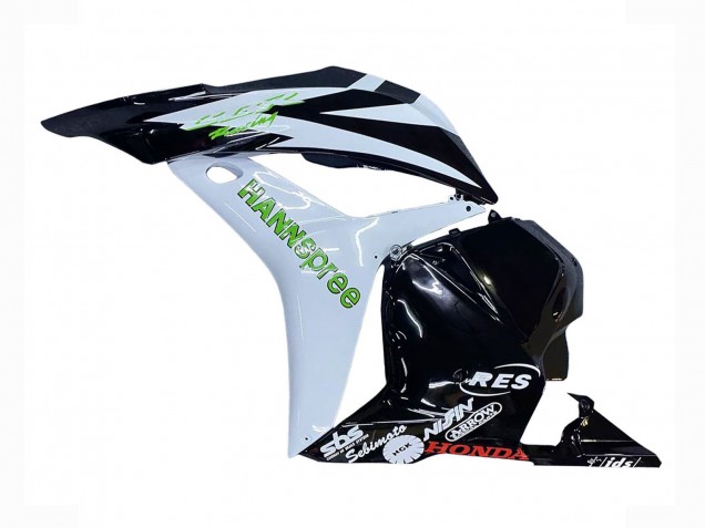 Billige Honda CBR600RR Motorrad Verkleidung 2009-2012 - Weiss Grun Glanzendes Schwarz Hannspree