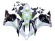 Billige Honda CBR600RR Motorrad Verkleidung 2009-2012 - Weiss Grun Glanzendes Schwarz Hannspree