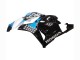 Billige Honda CBR600RR Motorrad Verkleidungen Kit 2009-2012 - Weiss Blau Glanzendes Schwarz