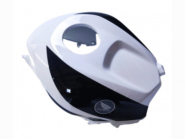 Billige Honda CBR600RR Motorrad Verkleidung 2013-2023 - Weiss Glanzendes Schwarz Repsol