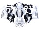 Billige Honda CBR600RR Motorrad Verkleidung 2013-2023 - Weiss Glanzendes Schwarz Repsol