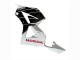 Billige Honda CBR600RR Motorrad Verkleidung Kit 2013-2023 - Weiss Glanzendes Schwarz