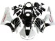 Billige Honda CBR600RR Motorrad Verkleidung Kit 2013-2023 - Weiss Glanzendes Schwarz