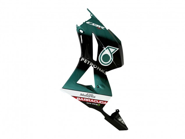 Billige Honda CBR600RR Motorrad Verkleidung 2013-2023 - Blau Grun Blau Glanzendes Schwarz Petronas 20