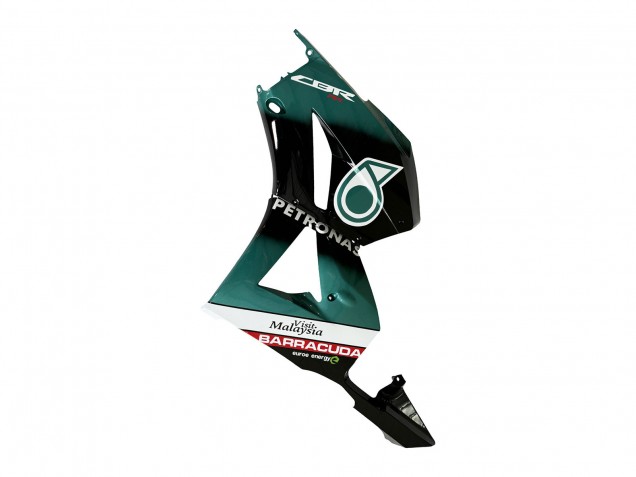 Billige Honda CBR600RR Motorrad Verkleidung 2013-2023 - Blau Grun Blau Glanzendes Schwarz Petronas 20