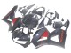 Billige Honda CBR600RR Motorrad Verkleidung 2013-2023 - Schwarzes Carbonfaser Rot