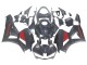 Billige Honda CBR600RR Motorrad Verkleidung 2013-2023 - Schwarzes Carbonfaser Rot
