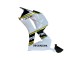 Billige Honda CBR600RR Motorrad Verkleidung 2013-2023 - Weiss Gold Glanzendes Schwarz Repsol