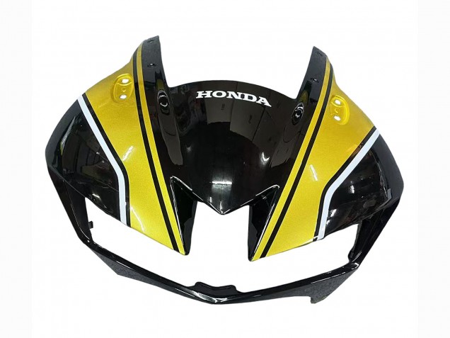 Billige Honda CBR600RR Motorrad Verkleidung 2013-2023 - Weiss Gold Glanzendes Schwarz Repsol