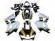 Billige Honda CBR600RR Motorrad Verkleidung 2013-2023 - Weiss Gold Glanzendes Schwarz Repsol