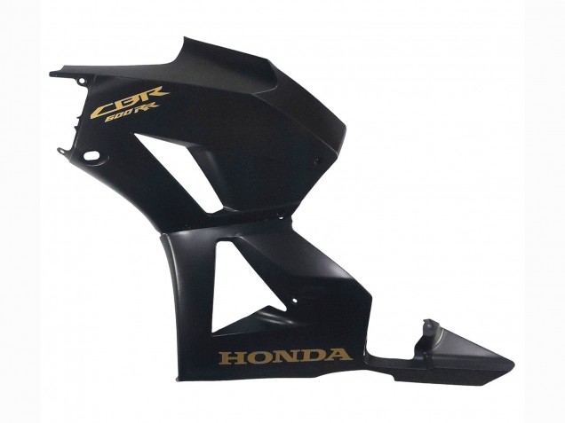 Billige Honda CBR600RR Motorrad Verkleidung 2013-2023 - Matt Schwarz Gold Aufkleber
