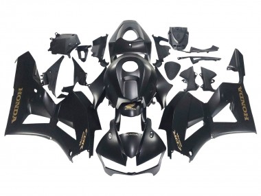 Billige Honda CBR600RR Motorrad Verkleidung 2013-2023 - Matt Schwarz Gold Aufkleber