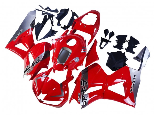 Billige Honda CBR600RR Motorrad Verkleidung 2013-2023 - Silber Rot