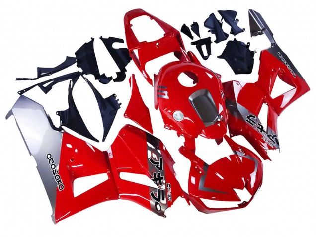 Billige Honda CBR600RR Motorrad Verkleidung 2013-2023 - Silber Rot