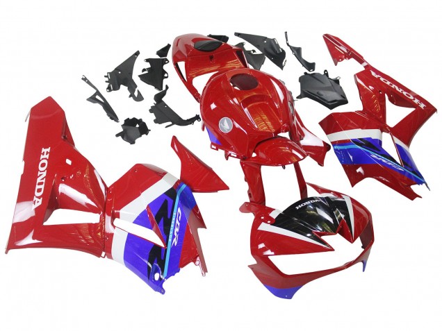 Billige Honda CBR600RR Motorrad Verkleidung 2013-2023 - Rot Blau