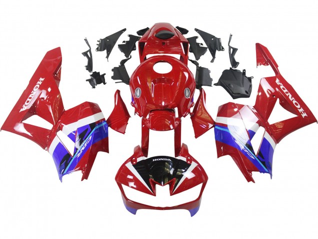 Billige Honda CBR600RR Motorrad Verkleidung 2013-2023 - Rot Blau