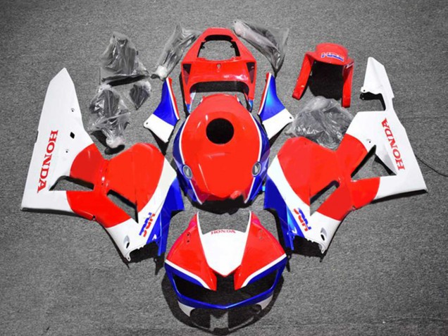 Billige Honda CBR600RR Motorrad Verkleidung Kit 2013-2023 - Weiss Rot Blau HRC