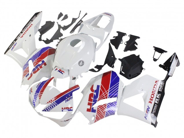 Billige Honda CBR600RR Motorrad Verkleidung 2013-2023 - Weiss Rot Blau HRC