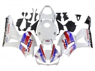 Billige Honda CBR600RR Motorrad Verkleidung 2013-2023 - Weiss Rot Blau HRC