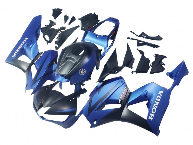Billige Honda CBR600RR Motorrad Verkleidung 2013-2023 - Blau Matt Schwarz Rennen