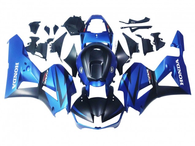 Billige Honda CBR600RR Motorrad Verkleidung 2013-2023 - Blau Matt Schwarz Rennen
