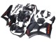 Billige Honda CBR600RR Motorrad Verkleidung 2013-2023 - Matt Schwarz Rot Aufkleber