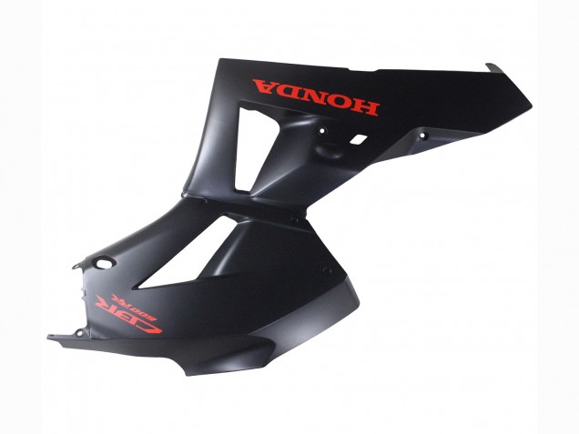 Billige Honda CBR600RR Motorrad Verkleidung 2013-2023 - Matt Schwarz Rot Aufkleber