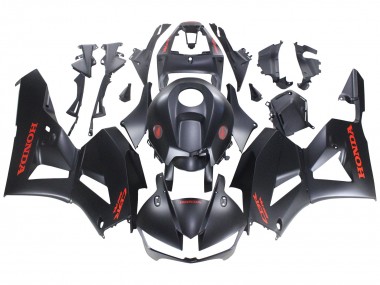 Billige Honda CBR600RR Motorrad Verkleidung 2013-2023 - Matt Schwarz Rot Aufkleber
