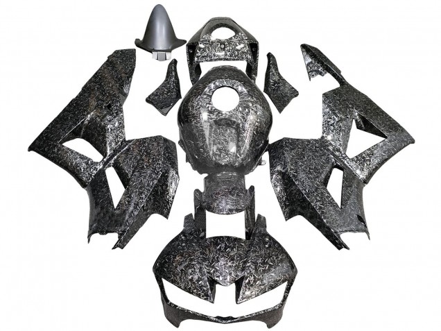 Billige Honda CBR600RR Motorrad Verkleidung 2013-2023 - Schwarz Geschmiedet Carbonfaser