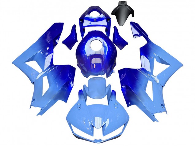 Billige Honda CBR600RR Motorrad Verkleidung 2013-2023 - Blau Hellblau