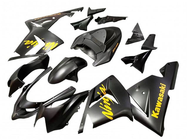 Billige Kawasaki ZX10R Motorrad Verkleidung 2004-2005 - Schwarz Ninja