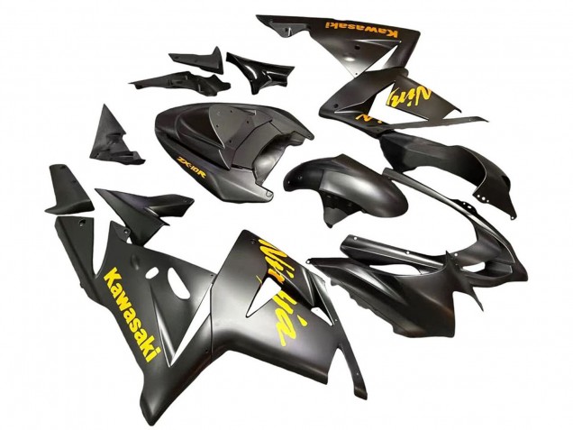 Billige Kawasaki ZX10R Motorrad Verkleidung 2004-2005 - Schwarz Ninja