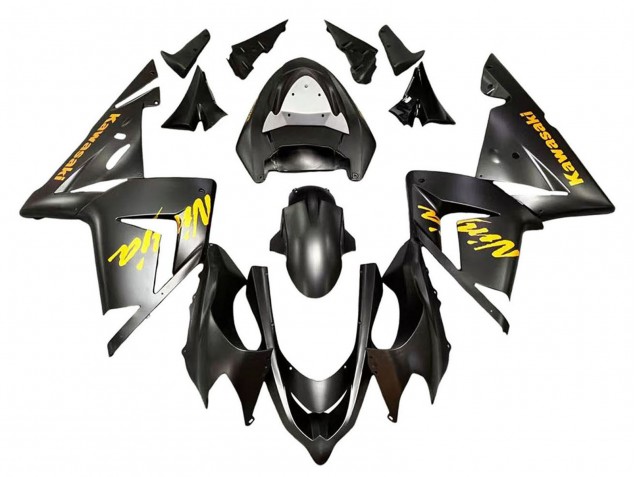 Billige Kawasaki ZX10R Motorrad Verkleidung 2004-2005 - Schwarz Ninja