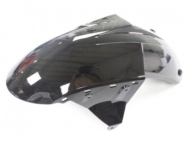 Billige Kawasaki ZX10R Motorrad Verkleidung 2004-2005 - Schwarz mit Gruner Flamme Ninja