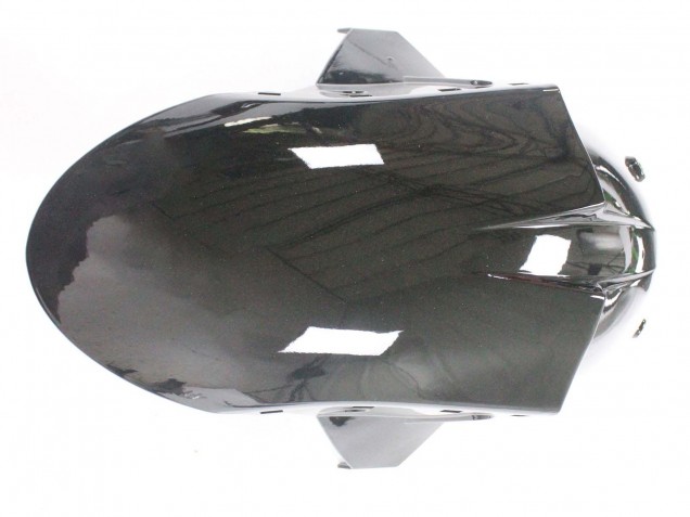 Billige Kawasaki ZX10R Motorrad Verkleidung 2004-2005 - Schwarz mit Gruner Flamme Ninja