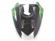 Billige Kawasaki ZX10R Motorrad Verkleidung 2004-2005 - Schwarz mit Gruner Flamme Ninja