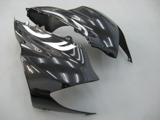 Billige Kawasaki ZX10R Motorrad Verkleidung 2004-2005 - Schwarz Weiss